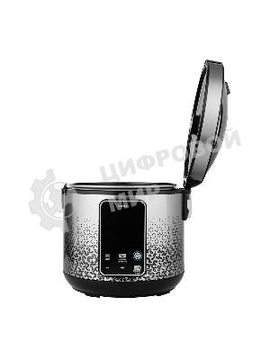 Мультиварка Centek CT-1499 черный/сталь, 900 Вт, 5.0 л, 25 программ, мультиповар, антиприг. покрытие