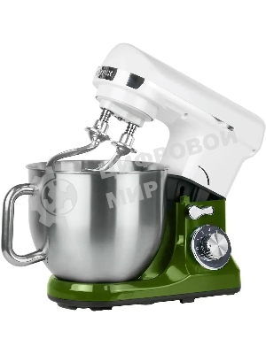Миксер планетарный Centek CT-1133 (белый/изумруд)