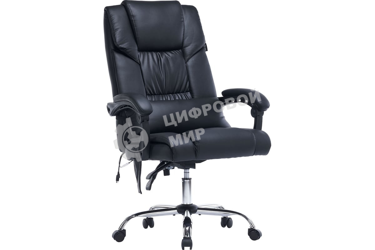 Кресло Cactus CS-CHR-OC02M-BK черный, экокожа