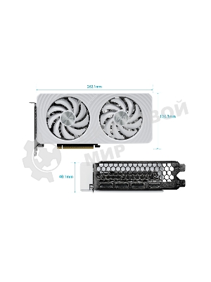 Видеокарта Palit RTX 5060Ti WHITE OC 16Gb RTX 5060TI 16Gb 128bit GDDR7 2407/28000 HDMIx1 DPx3 HDCP Ret