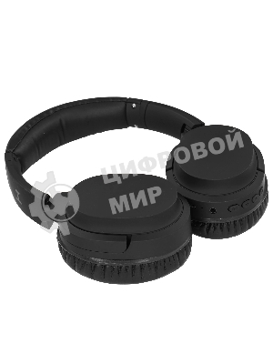 Беспроводные/проводные наушники Harper HB-707 черный, накладные, Bluetooth + проводной, складная конструкция, до 5 ч