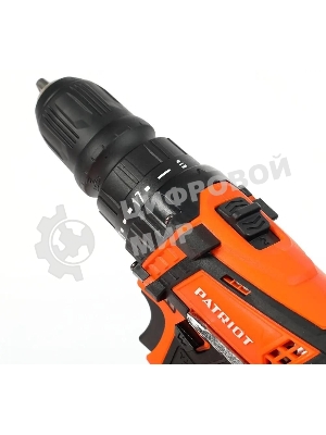 Дрель-шуруповерт Patriot BR 203UES, 20 В, 2 Ач, 30 Нм, щеточный