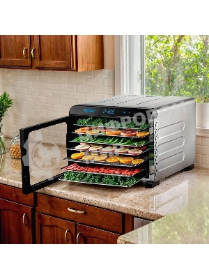 Сушка для фруктов и овощей Kitfort КТ-4931 21под. 650 Вт, нержавеющая сталь