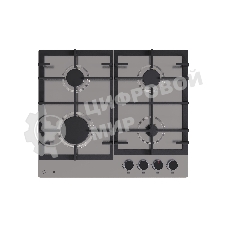 Газовая варочная поверхность Lex GVS 642-1 IX независимая, нержавеющая сталь