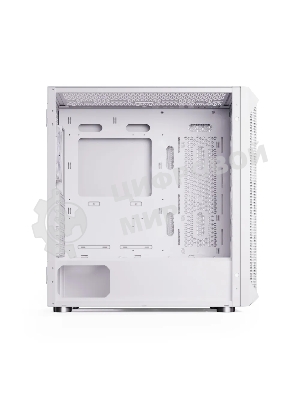 Компьютерный корпус ABR Quantum белый (1хUSB Type-C, 2хUSB 2.0, HD Audio, 4xRGb Fan, ATX, E-ATX)