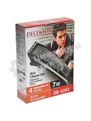 Машинка для стрижки DELTA LUX DE-4202 серый