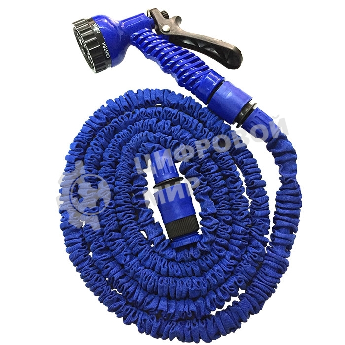 Шланг поливочный DELTA Зеленый луг синий от 7.5 до 22.5 метров ЗЛ-34/225 (30)