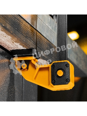 Струбцина Denzel F-образная, быстрозажимная, 600 х 80 мм, усиленный нейлоновый корпус