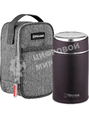 Термос для еды RONDELL RDS-1661, 0.7 л, бордовый