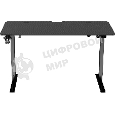 Стол игровой Defender компьютерный Erlong черн, 140x60, высота 72-117 см