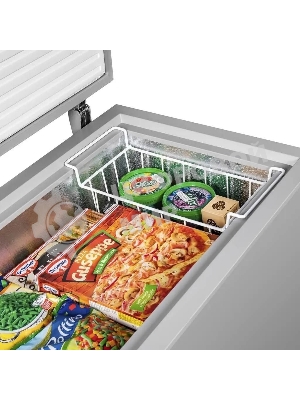 Морозильный ларь Maunfeld MFL200GR, серый, 200л