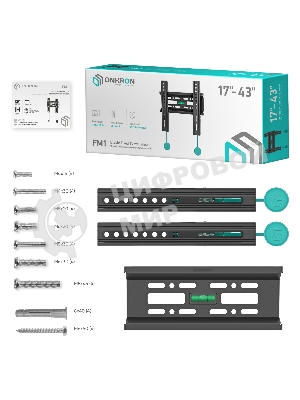 Кронштейн ONKRON FM1 для телевизора 17