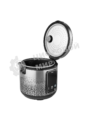 Мультиварка Centek CT-1499 черный/сталь, 900 Вт, 5.0 л, 25 программ, мультиповар, антиприг. покрытие