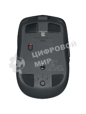 Мышь беспроводная Logitech MX Anywhere 2S графитовый, 4000 dpi, радиоканал, Bluetooth, USB, кнопки - 6