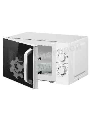 Микроволновая печь BBK 20MWS-761M/W белый, 20 л, 700 Вт, переключатели - поворотный механизм