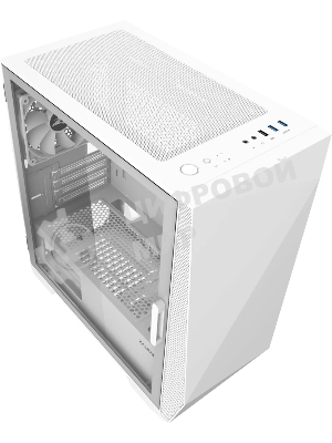 Компьютерный корпус MiniTower Zalman Z1 Iceberg белый (mATX, window, FRONT 2x120мм, REAR 1x120мм, без БП) (Z1 Iceberg белый)