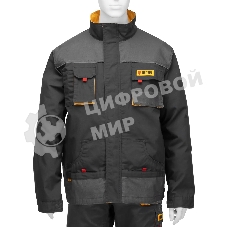 Куртка профессиональная рабочая Denzel 65% полиэстер 35% хлопок, XXXL