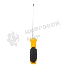 Двухсторонняя отвертка Deli DL626150S PH2+SL6x150 мм Спецификация продукта.: 6/PH2x150мм. Материал хвостовика: Cr-V. Длина: 260 мм. Длина: 150 мм. Диаметр хвостовика: 6,3 мм.