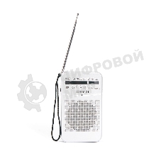 Радиоприемник ЭФИР 01 УКВ 64-108МГц, бат. 2*АА белый