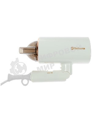 Фен SAKURA SA-4043W белый, 2000 Вт, компактный