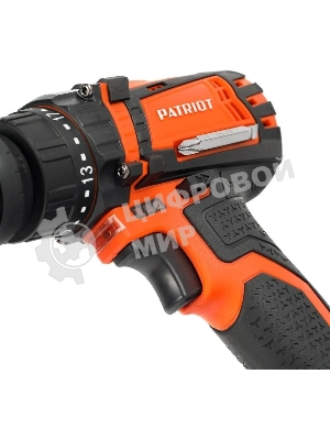 Дрель-шуруповерт Patriot BR 203UES, 20 В, 2 Ач, 30 Нм, щеточный