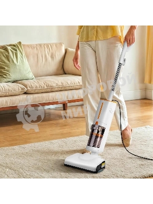 Пылесос паровой Kitfort КТ-5157-2 1000Вт белый/оранжевый