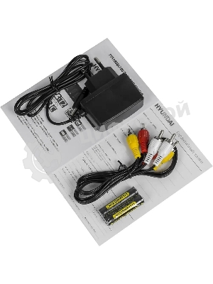Приставка для цифрового ТВ Hyundai H-DVB440 черный, DVB-T2, DVB-T, DVB-C, HDMI, USB 2.0 x2