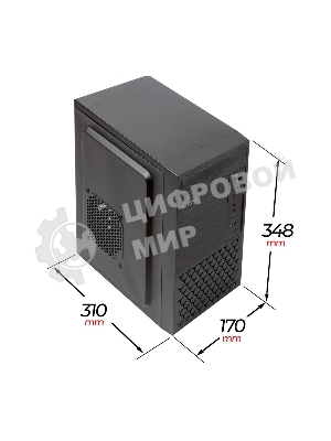 Компьютерный корпус Ginzzu B410 mATX