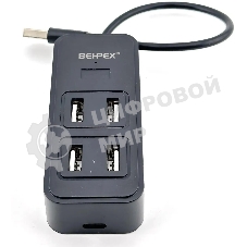 Разветвитель USB 2.0 BPH-1901T 4порт. черный