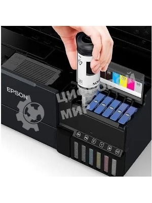 МФУ струйное Epson EcoTank L8160 (C11CJ20503) черный, A4, ч/б печ. 16 стр/мин., цв. печ. 12 стр/мин., 5760x1440 DPI, USB, Wi-Fi, Ethernet