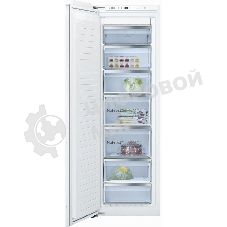 Встраиваемый морозильный шкаф Bosch GIN81AEF0U, белый, 212л, 5 ящиков