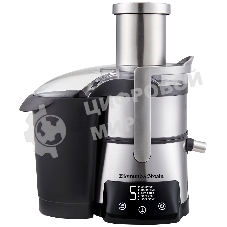 Соковыжималка Zigmund & Shtain EJ-755 стальной, центробежная, 1500 Вт, 800 мл, электронное