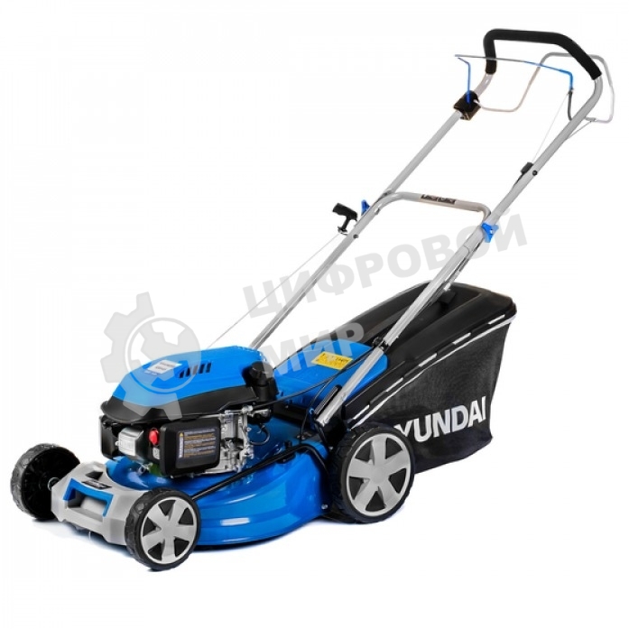 Бензиновая газонокосилка Hyundai L4620S ICV145,4-х такт, 3.8 л.с./145 см3, Ширина среза 45,7 см, Высота среза 25-75 мм, 25,2 кг