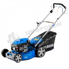Бензиновая газонокосилка Hyundai L4620S ICV145,4-х такт, 3.8 л.с./145 см3, Ширина среза 45,7 см, Высота среза 25-75 мм, 25,2 кг