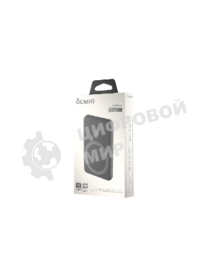 Портативный аккумулятор OLMIO QM-06, 5000mAh, 20W Type-C PD, MagSafe 15W, Soft-Touch, серый