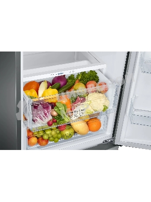 Холодильник Samsung RB37A5411SA графит двухкамерный 269/98л морозилка снизу, No Frost