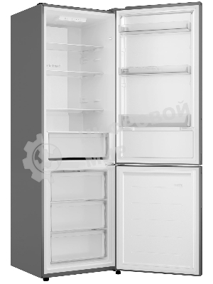 Холодильник Candy CFN6185S серебро двухкамерный 207/91 л морозилка снизу, No Frost