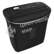 Шредер Deli E9945 черный (секр.P-4) фрагменты 6лист. 12лтр. скобы пл.карты