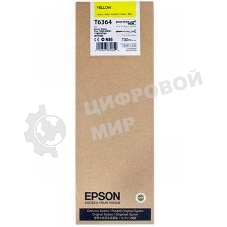 Картридж струйный Epson C13T636400 желтый (700 мл) для Stylus 7700, 7890, 7900, 9700, 9890, 9900, WT7900