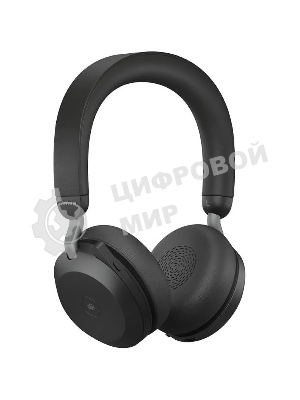 Гарнитура Jabra Evolve2 75 чёрный, беспроводная + проводная, Bluetooth, до 24 ч