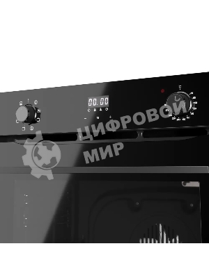 Духовой шкаф Kuppersberg, High-Tech, 72 л, поворотное/сенсорное управление, дисплей, таймер, 7 режимов, макс. температура 300 градусов, телескопические направляющие (на 1 уровень), доводчик двери, цвет черный, цвет фурнитуры черный