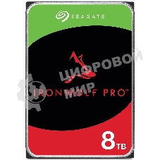 Жесткий диск Seagate SATA-III 8Tb ST8000NT001 NAS Ironwolf Pro 512E (7200rpm) 256Mb 3.5