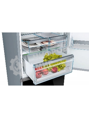 Холодильник Bosch KGN39LB30U черный двухкамерный 290/110л морозилка снизу, No Frost