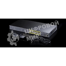 Коммутатор Cudy GS1020PS2 (L2) 16x1 Гбит/с 2SFP 16PoE+ 200W неуправляемый