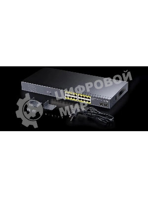 Коммутатор Cudy GS1020PS2 (L2) 16x1 Гбит/с 2SFP 16PoE+ 200W неуправляемый