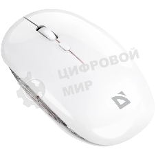 Мышь беспроводная Defender Calessa MB-252 белый, 3200 dpi, радиоканал, Bluetooth, USB, кнопки - 4