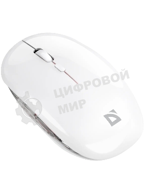 Мышь беспроводная Defender Calessa MB-252 белый, 3200 dpi, радиоканал, Bluetooth, USB, кнопки - 4