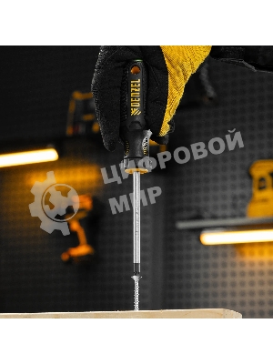 Отвертка Denzel PZ2x100 мм, S2, 3к рукоятка