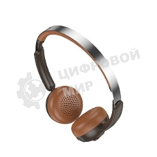 Беспроводные/проводные наушники Hoco W62 коричневый, полноразмерные, Bluetooth + проводной, складная конструкция, до 20 ч.