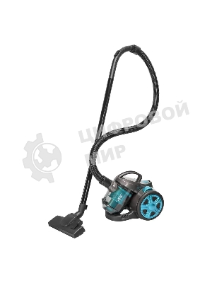 Пылесос Blackton Bt VC1802B черный/голубой, 350/1400 Вт, уборка сухая, пылесборник контейнер 2 л